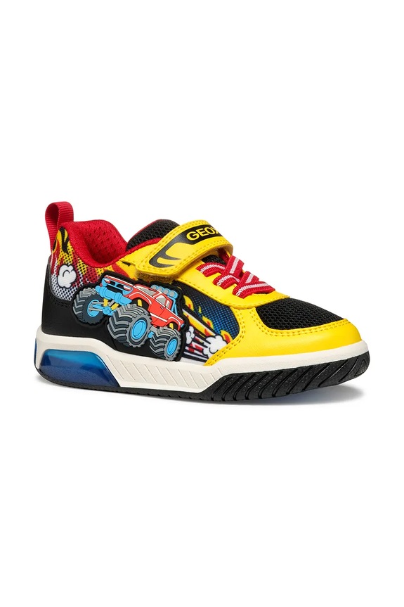 Geox scarpe da ginnastica per bambini INEK tessile giallo J559CE.01454.32.35