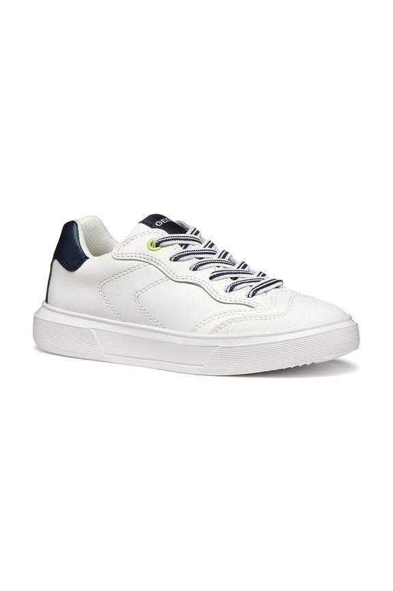 Geox scarpe da ginnastica per bambini NETTUNO pelle fiore bianco J55AWA.08554.28.35