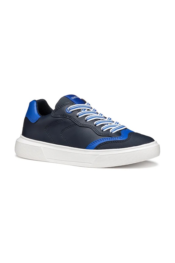 Geox scarpe da ginnastica per bambini NETTUNO pelle fiore blu navy J55AWA.08554.28.35