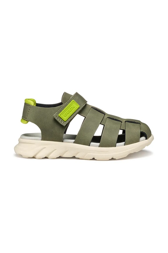 Geox sandali in pelle bambino/a AIRADYUM J55F1D.0009B.24.27 verde SS25