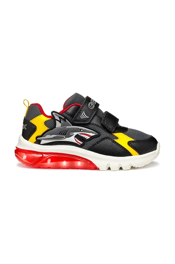 Chłopiec Geox sneakersy dziecięce CIBERDRON J55LBB.014BU.24.27 czarny