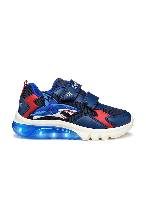 Chłopiec Geox sneakersy dziecięce CIBERDRON J55LBB.014BU.32.35 granatowy