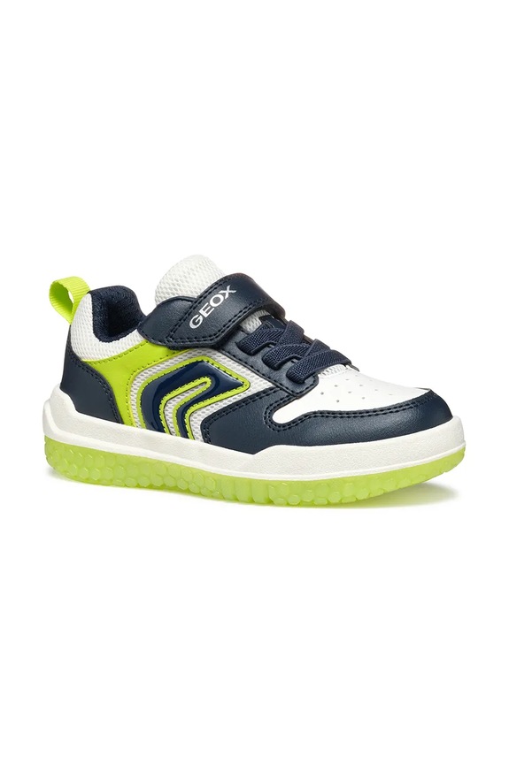 Geox scarpe da ginnastica per bambini BUZZERLIGHT tessile verde J55MCB.0FE14.24.27