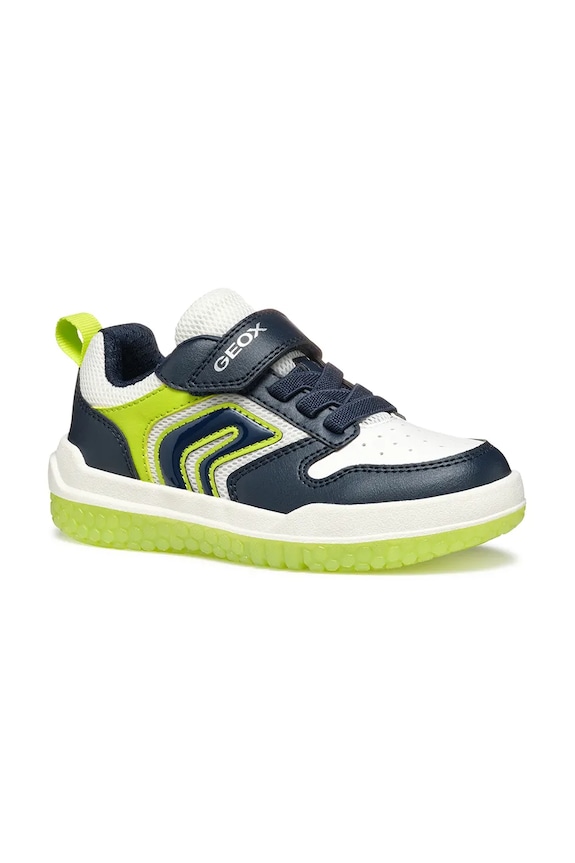 Geox scarpe da ginnastica per bambini BUZZERLIGHT tessile verde J55MCB.0FE14.24.27
