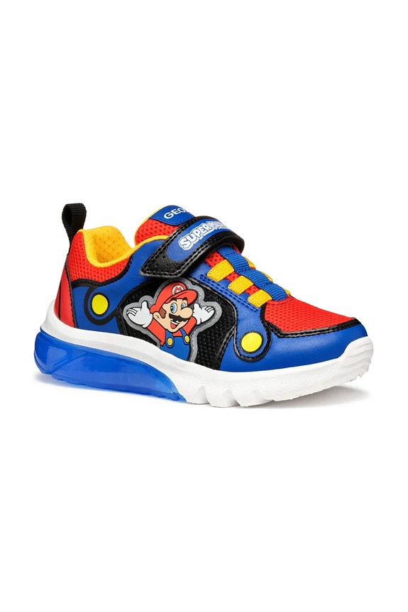 Geox sneakersy dziecięce CIBERDRON syntetyczny niebieski J55LBF.01454.32.35