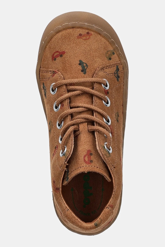 Detské semišové poltopánky Froddo OLLIE S LACES hnedá G2130327.B.25.26