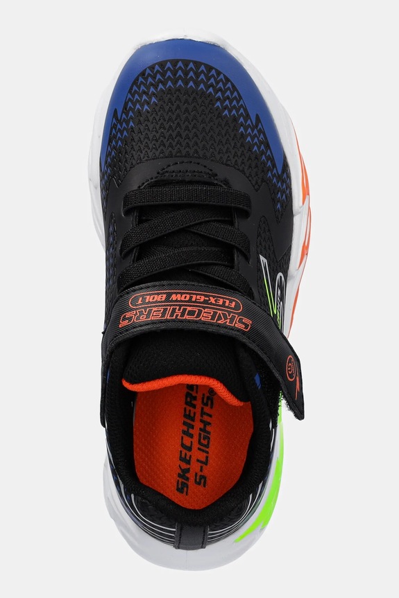 Skechers sneakersy dziecięce FLEX-GLOW BOLT czarny 400138L