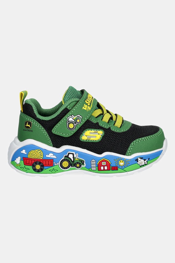 Dječje tenisice Skechers PLAY SCENE 407065N zelena SS25