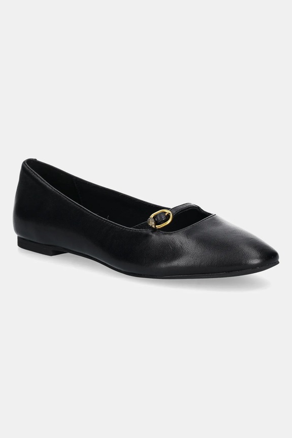 Kožené baleríny Kurt Geiger London Flexi Ballerina černá 3942400109.BLACK