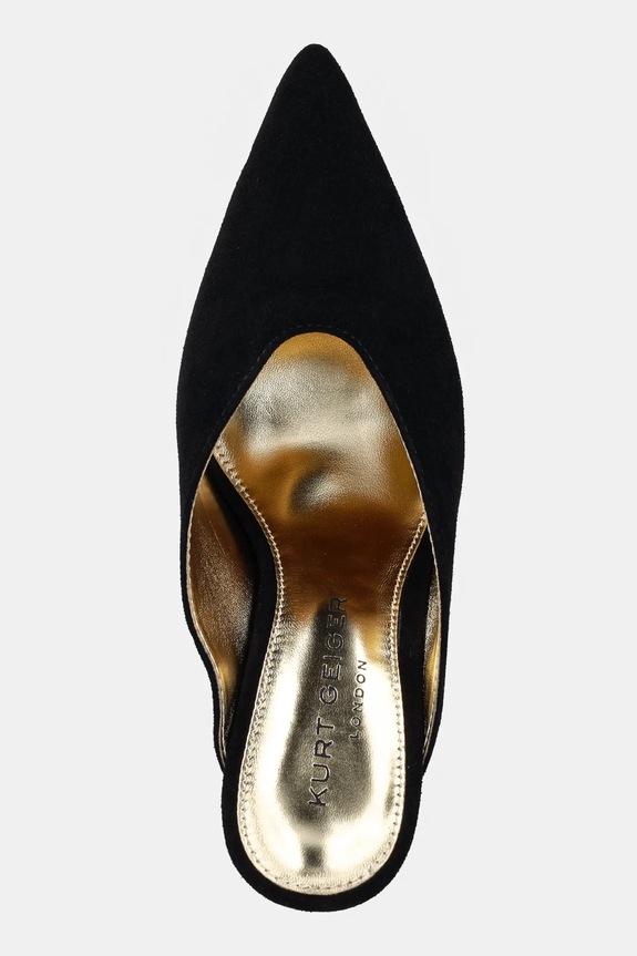 Kurt Geiger London klapki Eagle High Closed Mule czarny 3967800209.BLACK