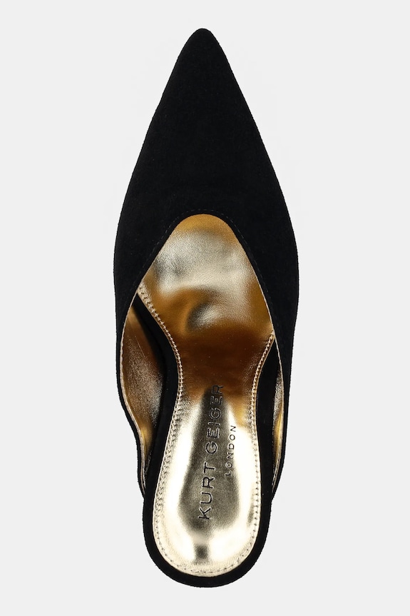 Kurt Geiger London klapki Eagle High Closed Mule czarny 3967800209.BLACK