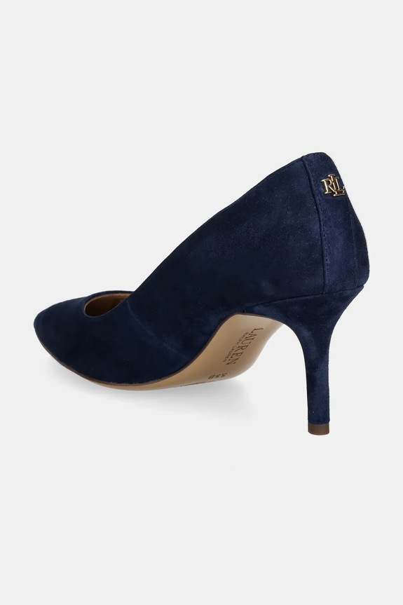 Παπούτσια Γόβες σουέτ Lauren Ralph Lauren Lanette 802709652023.410 σκούρο μπλε