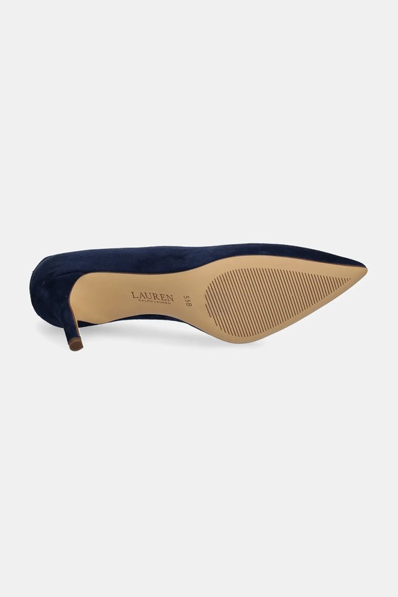 Γόβες σουέτ Lauren Ralph Lauren Lanette 802709652023.410 σκούρο μπλε