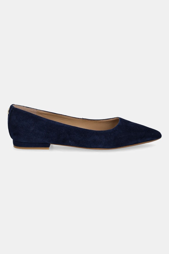 Lauren Ralph Lauren velúr balerina Londyn 802871265006.410 sötétkék SS26
