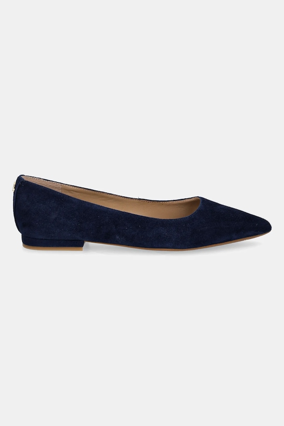 Lauren Ralph Lauren velúr balerina Londyn 802871265006.410 sötétkék SS26