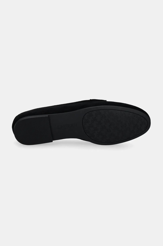 Mokasinke od brušene kože Lauren Ralph Lauren Averi III 802946809005.001 crna