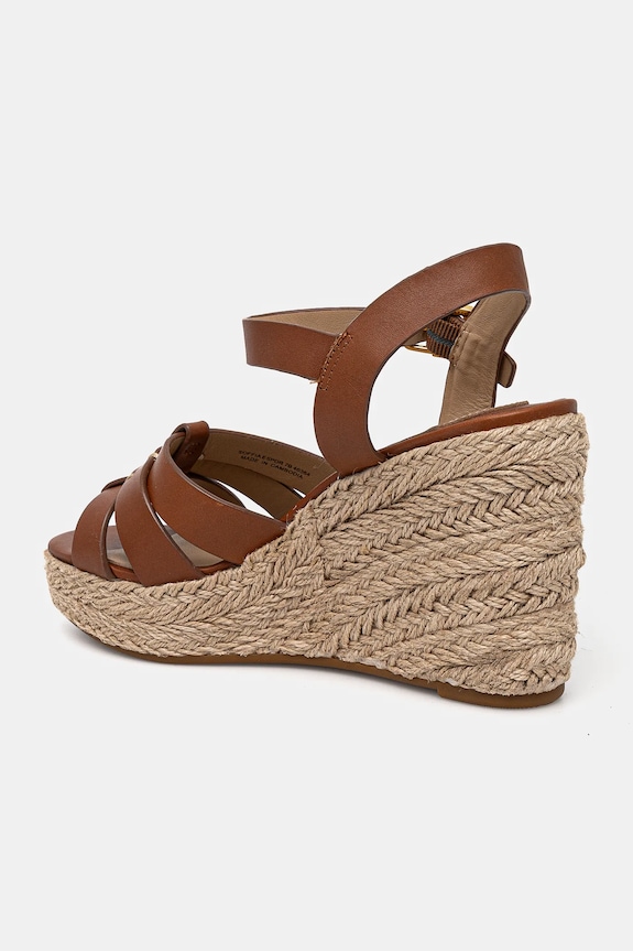 Obutev Usnjeni sandali Lauren Ralph Lauren Soffia Espdr 802953961001.200 rjava