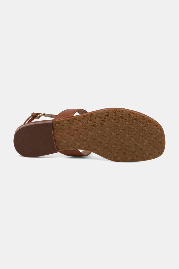 Lauren Ralph Lauren bőr szandál Everley 802959145002.200 barna