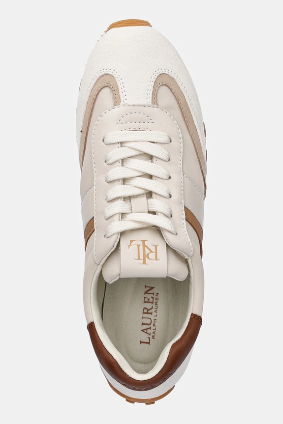 Sneakers Lauren Ralph Lauren Dani μπεζ 802943462002.100