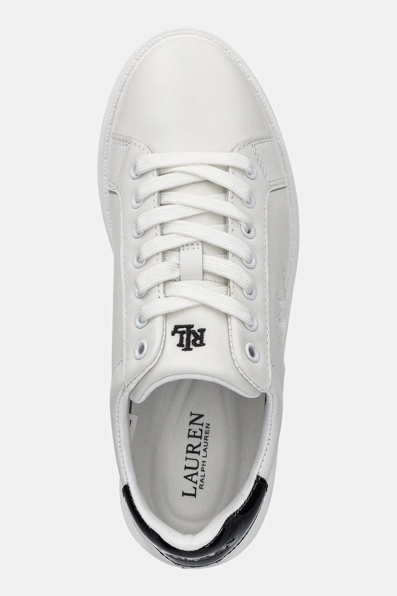 Кожени маратонки Lauren Ralph Lauren Ainsley бял 802959226001.100