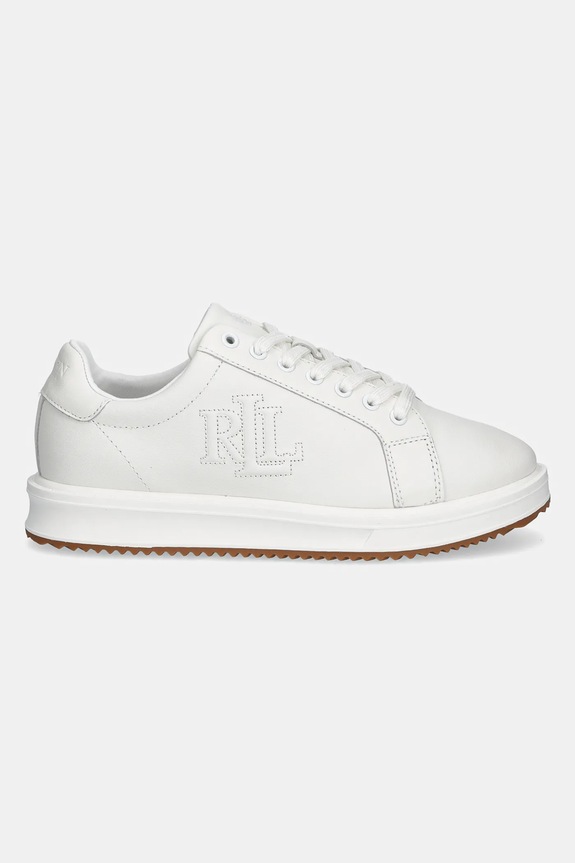 Lauren Ralph Lauren bőr sportcipő Ainsley 802959228001.100 fehér SS26