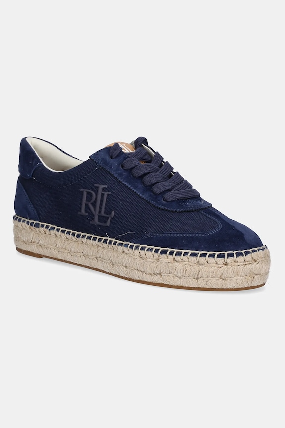 Lauren Ralph Lauren sneakersy Luize Snkr tekstylny granatowy 802959231001.410