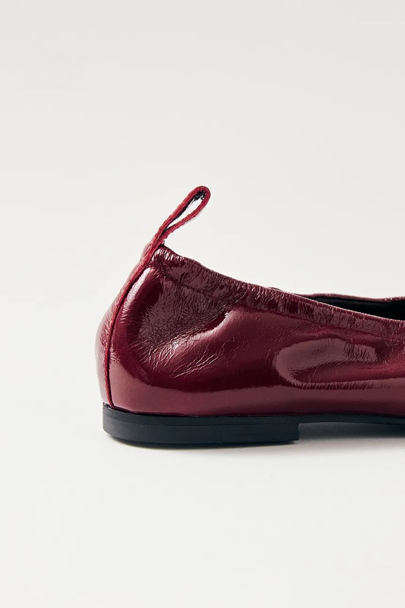 Δερμάτινες μπαλαρίνες Alohas Rosalind μπορντό S100776.02