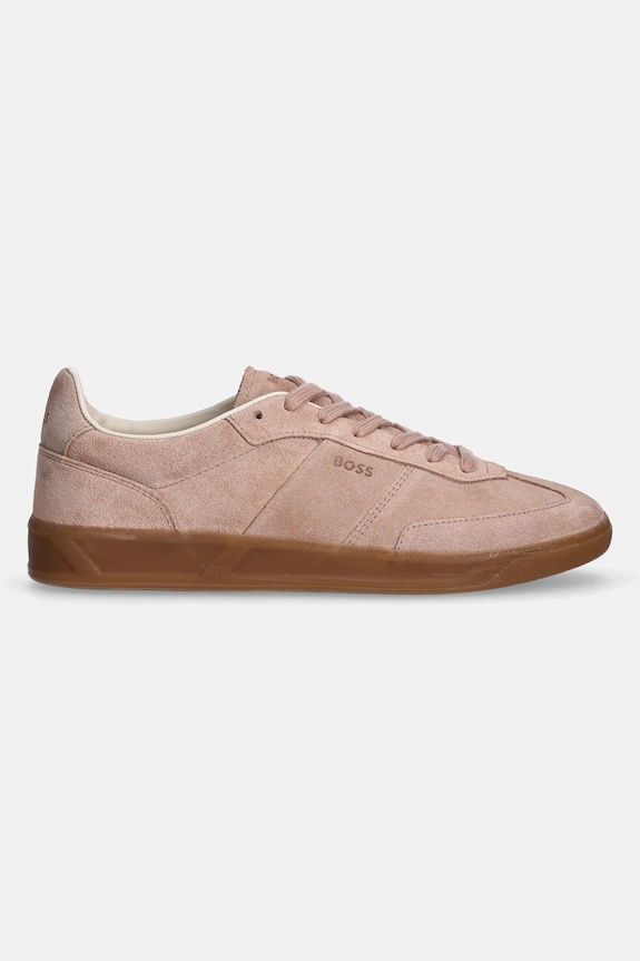 BOSS sneakers din piele intoarsă Brenta 50536645.689 roz SS25