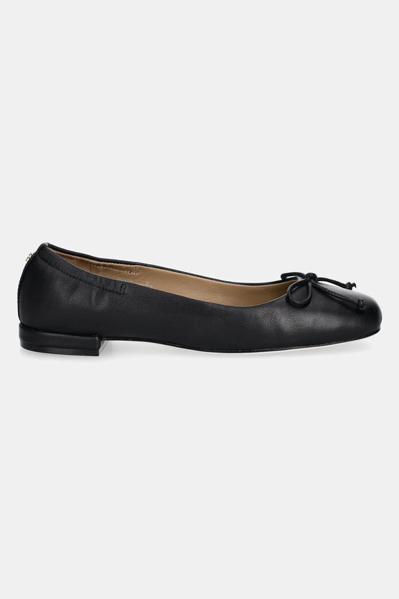 BOSS baleriny skórzane Luara 50536353.001 czarny SS25