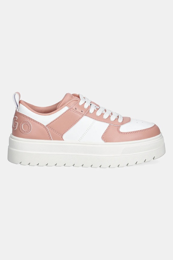 Sneakers HUGO Lyssa 50536310.691 πορτοκαλί SS25
