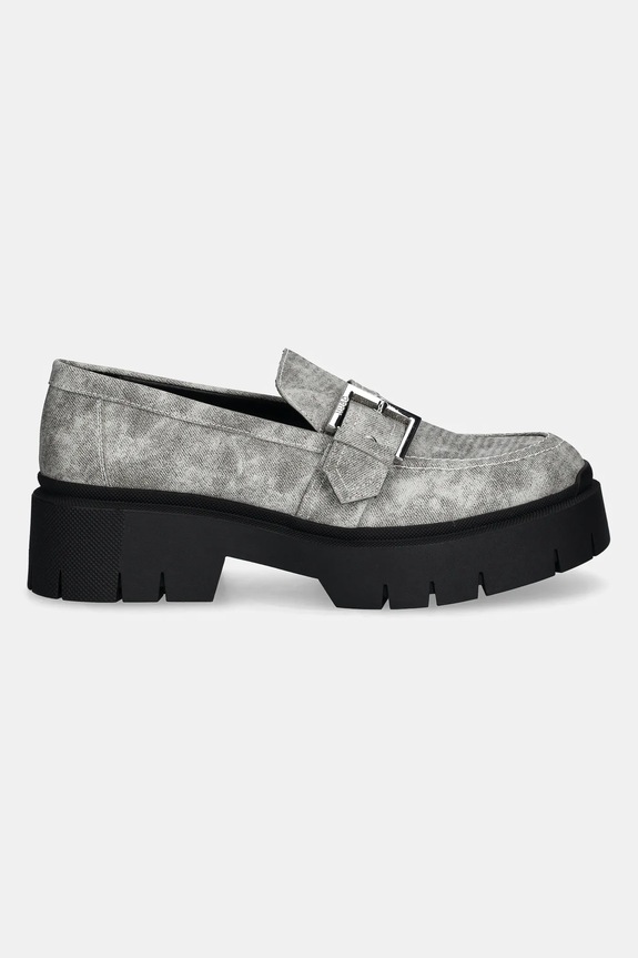 HUGO mokasyny Kris 50538600.060 szary SS25