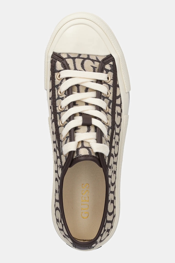 Guess tenisi CAREY bej FLPCAR.FAL12.BROWN