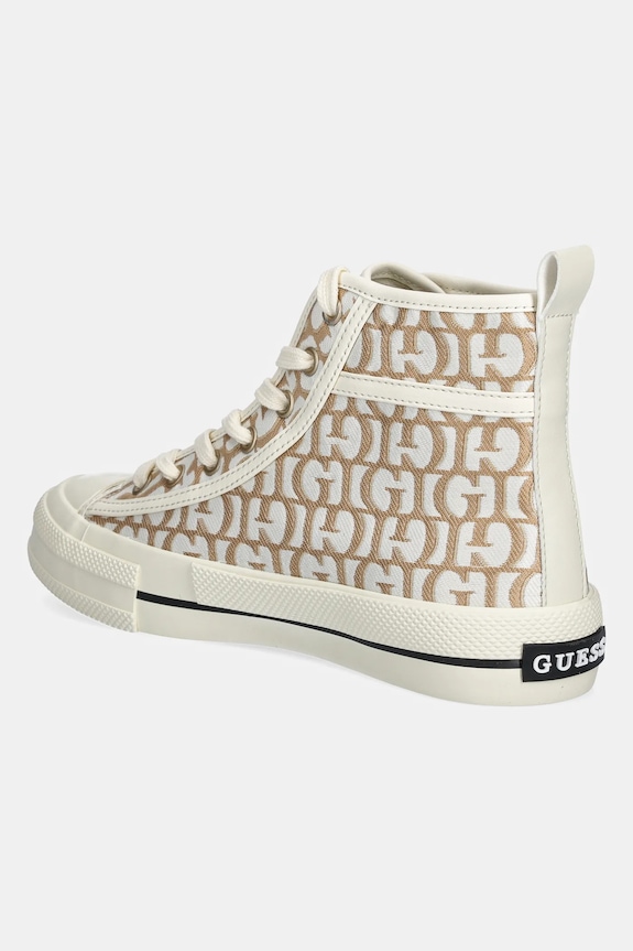 Обувки Високи кецове Guess COLYN FLPCOL.FAL12.GOLD бежов
