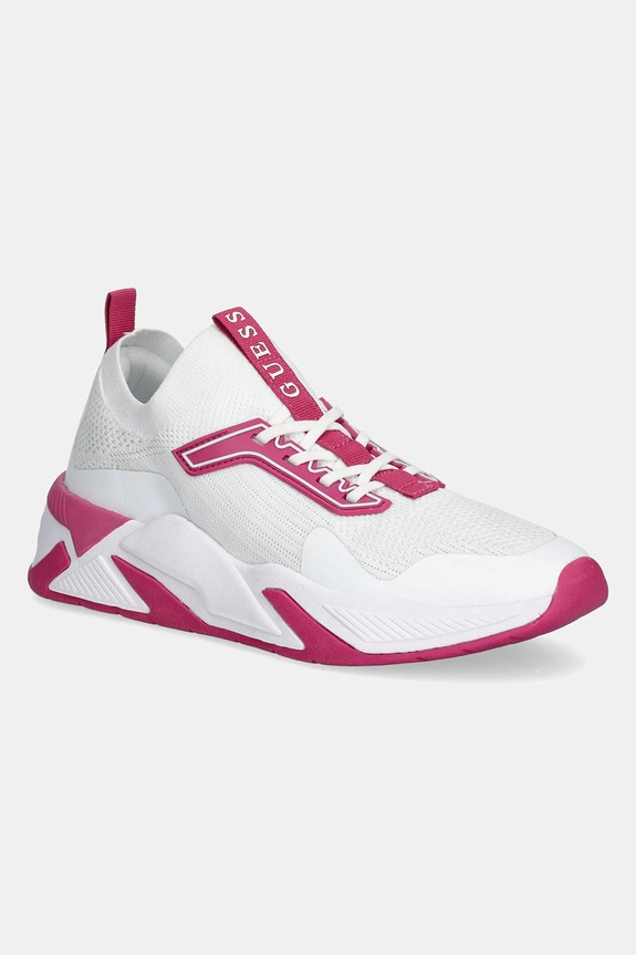 Guess sneakers GAXTIN textil alb FLPGAX.FAB12.WHIFU