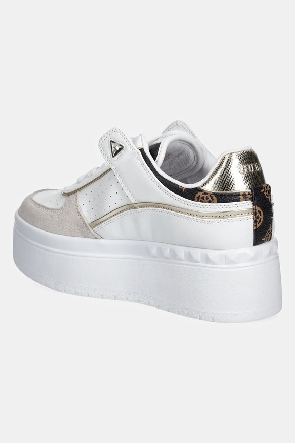 Obuwie Guess sneakersy RIDGEE FLPRID.PEL12.WHITE biały