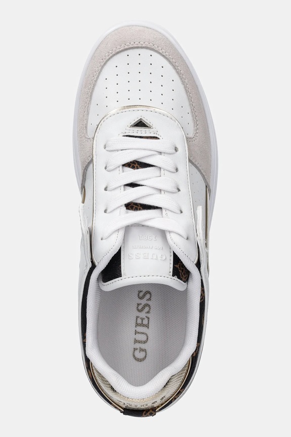 Guess sneakersy RIDGEE biały FLPRID.PEL12.WHITE