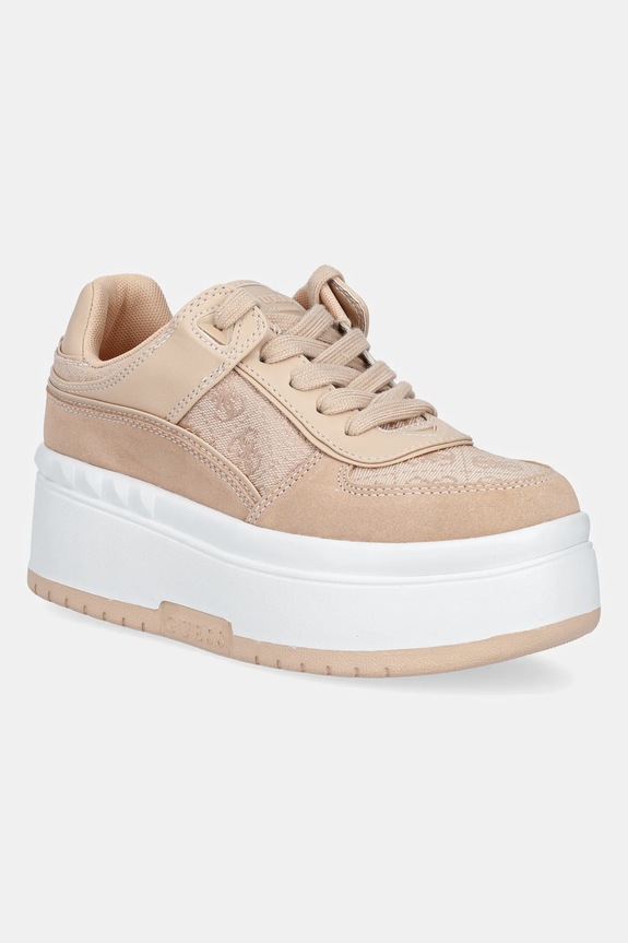 Guess sneakersy RIDGEE2 syntetyczny beżowy FLPR2D.FAL12.NUDE