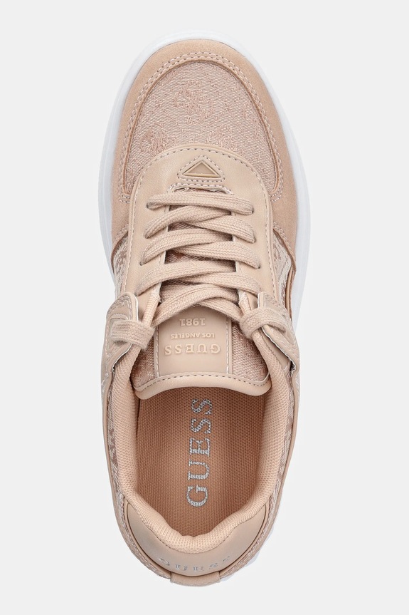Guess sneakersy RIDGEE2 beżowy FLPR2D.FAL12.NUDE