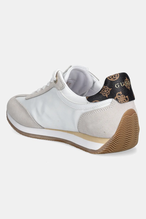 Obuwie Guess sneakersy SKROLL FLPSKR.SUE12.WHITE biały