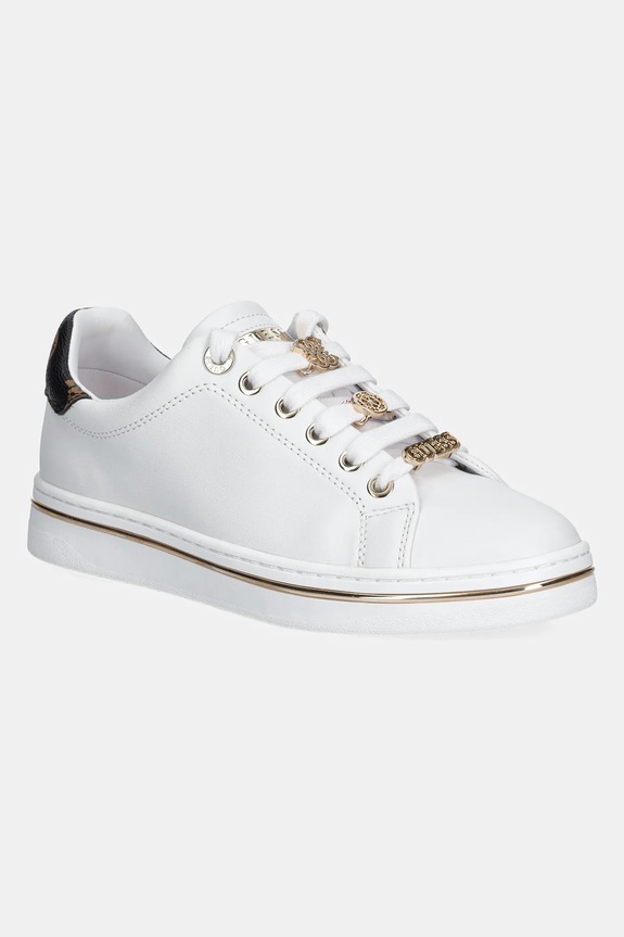 Guess sneakersy STASEY imitacja skóry licowej biały FLPSTA.ELE12.WHITE