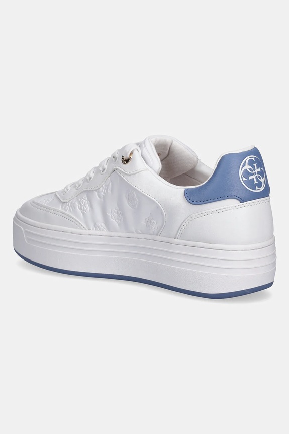 Scarpe Guess sneakers SWOLE FLPSWO.FAL12.WHBLU bianco