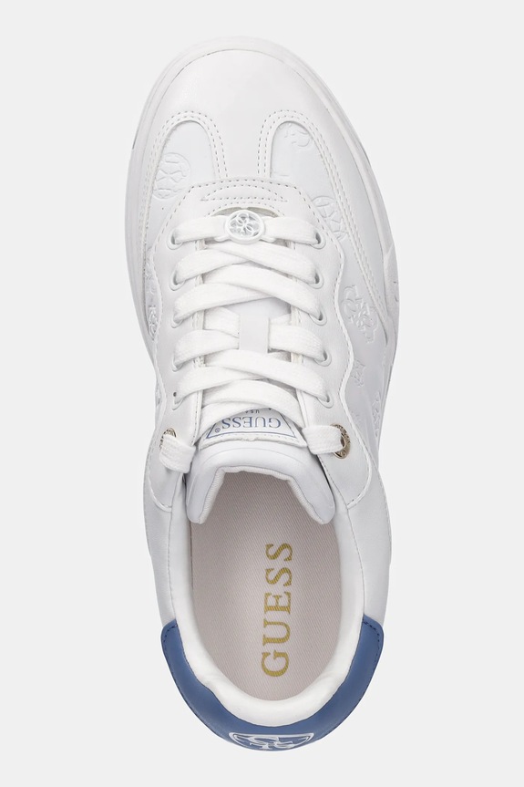 Guess sneakers SWOLE bianco FLPSWO.FAL12.WHBLU