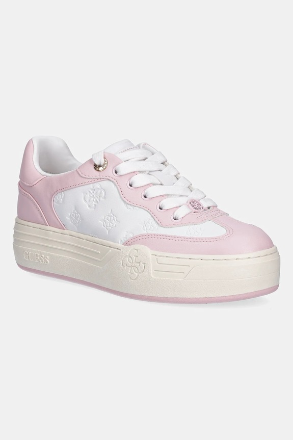 Guess sneakers SWOLE sintetic roz FLPSWO.FAL12.WHIPI