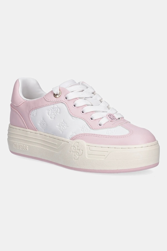 Guess sneakers SWOLE sintetic roz FLPSWO.FAL12.WHIPI