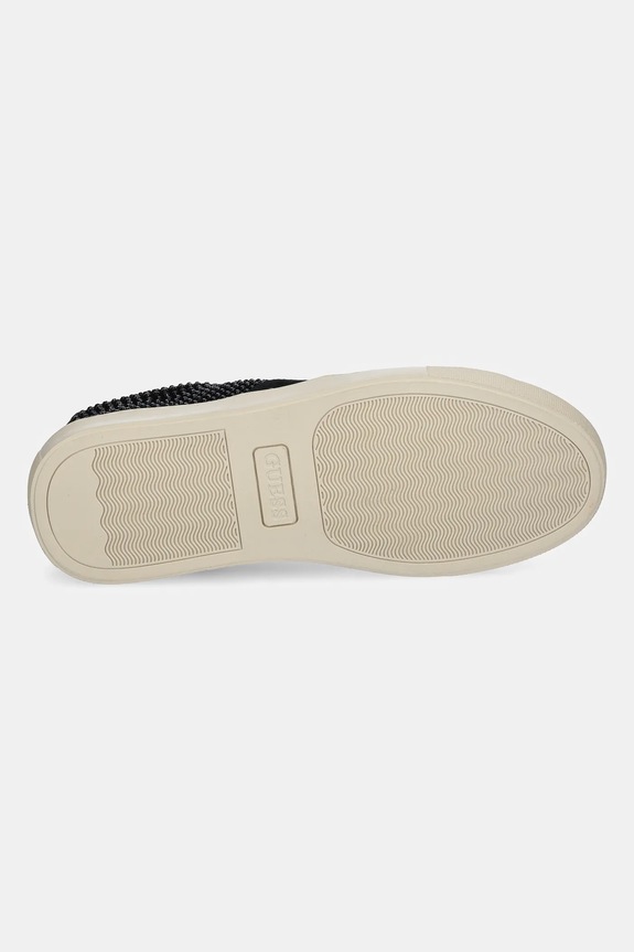Guess sneakersy zamszowe TODA FLPTOD.SUE12.BLACK czarny