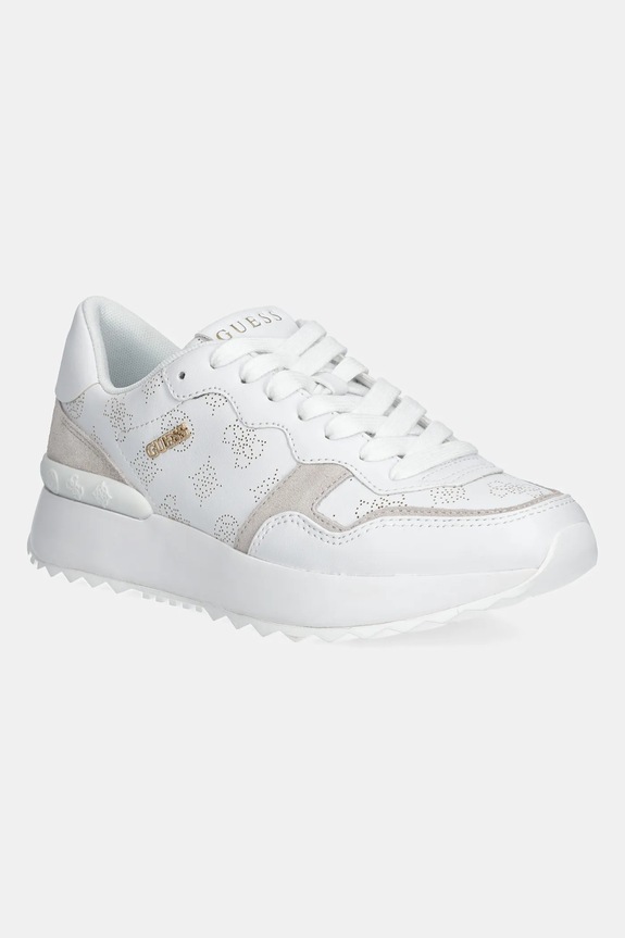 Guess sneakers VINSA3 piele alb FLPVI3.LEL12.WHITE