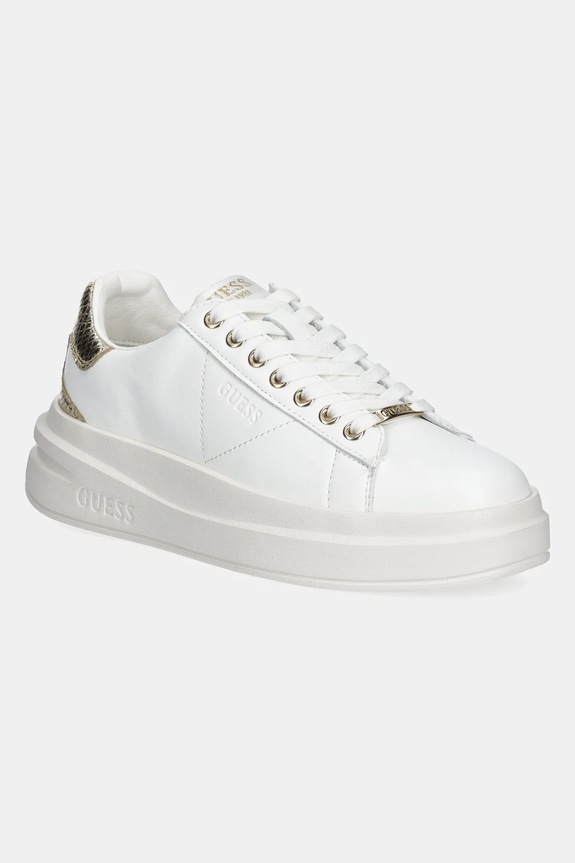 Guess sneakersy ELBINA imitacja skóry licowej biały FLTELB.LEM12.WHIGO