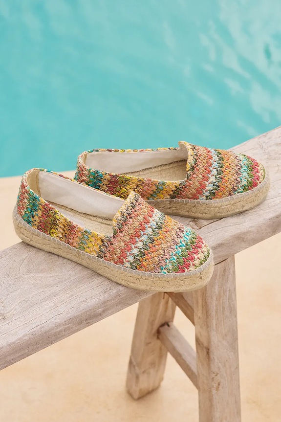 Espadrilky Manebi Double Sole Espadrilles platforma viacfarebná H.3.4.D0