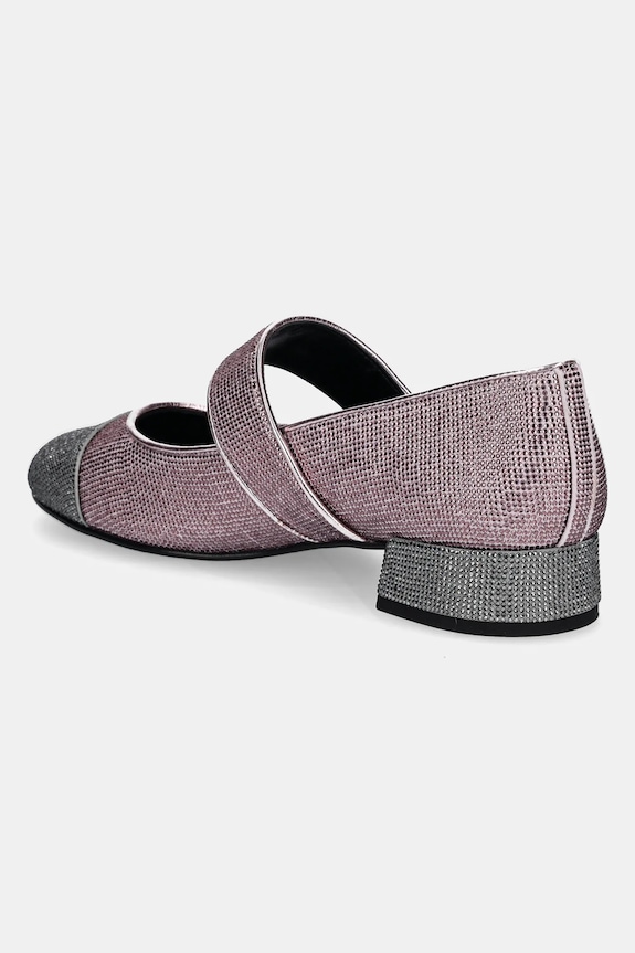 Obuv Semišové lodičky Tory Burch Cap-Toe Mary Jane Pave Heel Ballet 162495.500 ružová