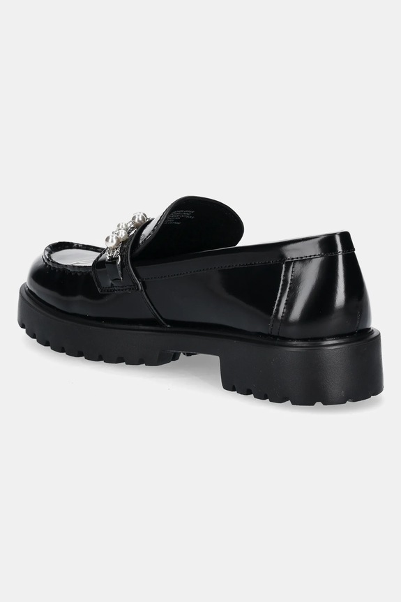 Обувки Кожени мокасини Tory Burch Classic Embellished Lug Loafer 165828.006 черен